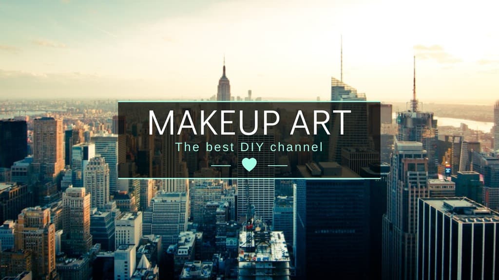 Makeup Art Channel 2560x1440 YouTube Channel Banner