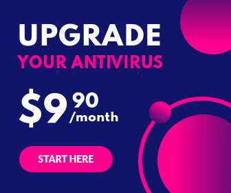 Blue Pink Upgrade Your Antivirus Large Rectangle