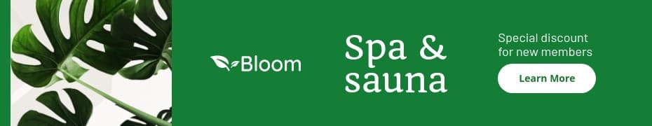 Spa & Sauna Special New Member Discount Top Banner