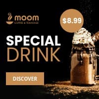 Coffee and Teahouse Special Drink Price Small Square