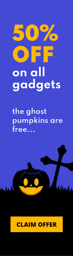Gadget Sale with Free Ghost Pumpkins