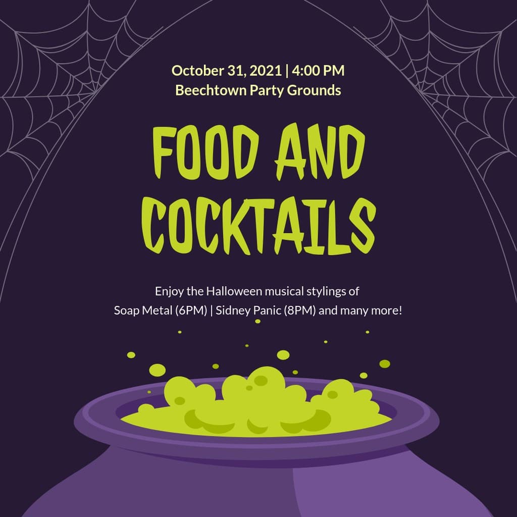 Halloween Food And Cocktails