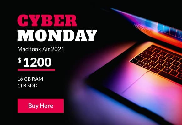 Cyber Monday Colorful MacBook Air Netboard