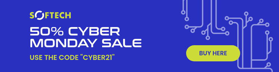 Blue Circuit Sale Cyber Monday Billboard