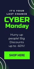 Cyber Monday Big Discounts Last Chance Vertical Banner