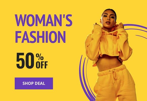 Yellow Purple Woman's Fashion Deal Netboard