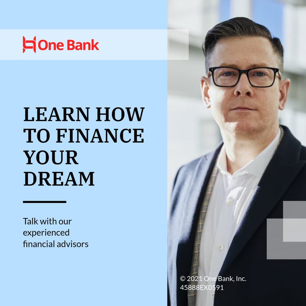 Finance Your Dream Bank Offer Facebook Square Post