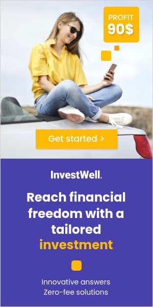 Financial Freedom with InvestWell Half Page