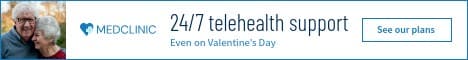 Telehealth Support Even on Valentine's Day Main Banner