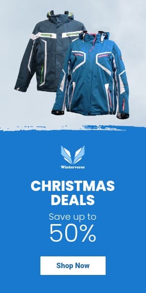 Blue Winterverse Christmas Deals Half Page