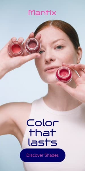 Color That Lasts Mantix Beauty Video Half Page