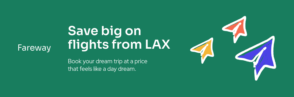 Fareway LAX Discount Flights Travel Offer Animated 