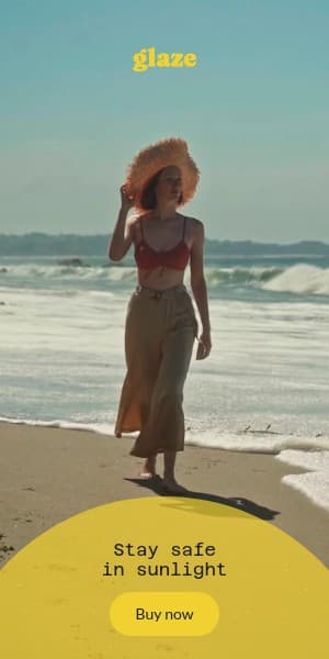 Safe in Sunlight Glaze Skincare Video Half Page