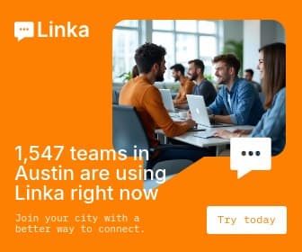 Connect Austin Teams with Linka Animated Large Rectangle