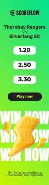 Silverfang vs Thornbay Scoreflow Betting Animated Wide Skyscraper