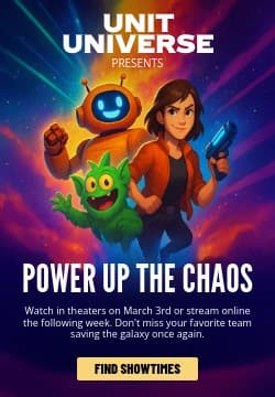 Power Up the Chaos Unit Universe Movie Animated Triple Widescreen