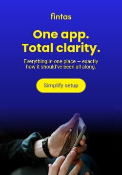 One App with Total Clarity Fintas Finance Animated Triple Widescreen