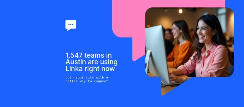 Teams in Austin using Linka Animated Facebook Cover