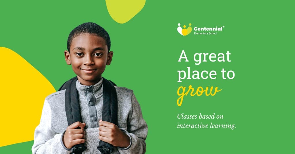 A Great School to Grow Facebook Sponsored Message