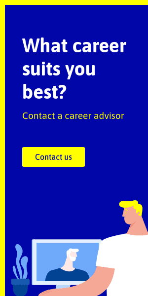 Contact a Career Advisor Half Page