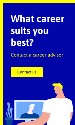 Contact a Career Advisor Vertical Rectangle