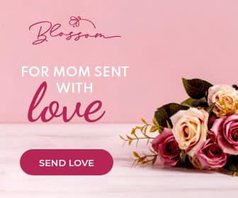 Sent with Love Mother's Day Flowers Large Rectangle