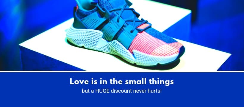 Valentine's Day Fashion Blue Shoe Love