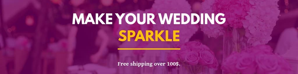 Your Sparkle Wedding Etsy Cover Etsy Big Shop Banner