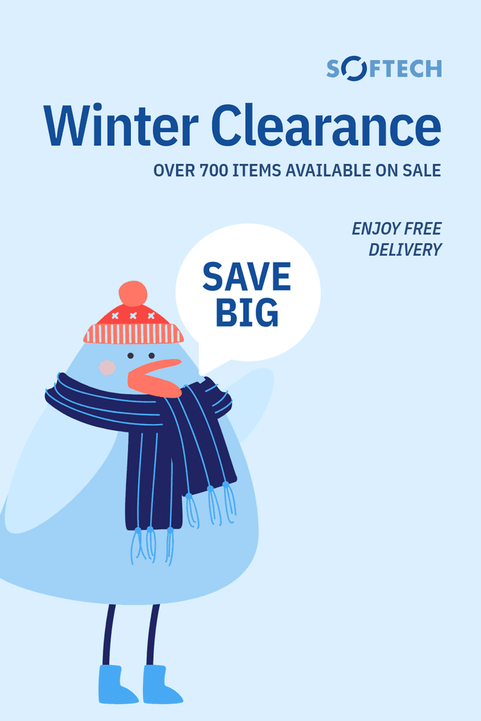 Christmas Winter Clearance Bird Pinterest Pin Tall