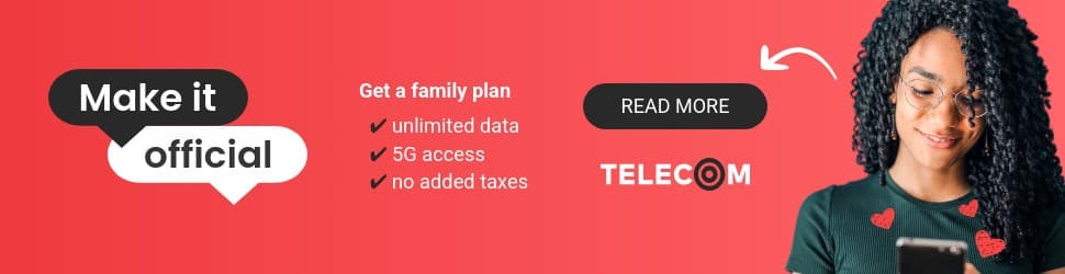 Telecom Family Plan for Valentine's Day Billboard