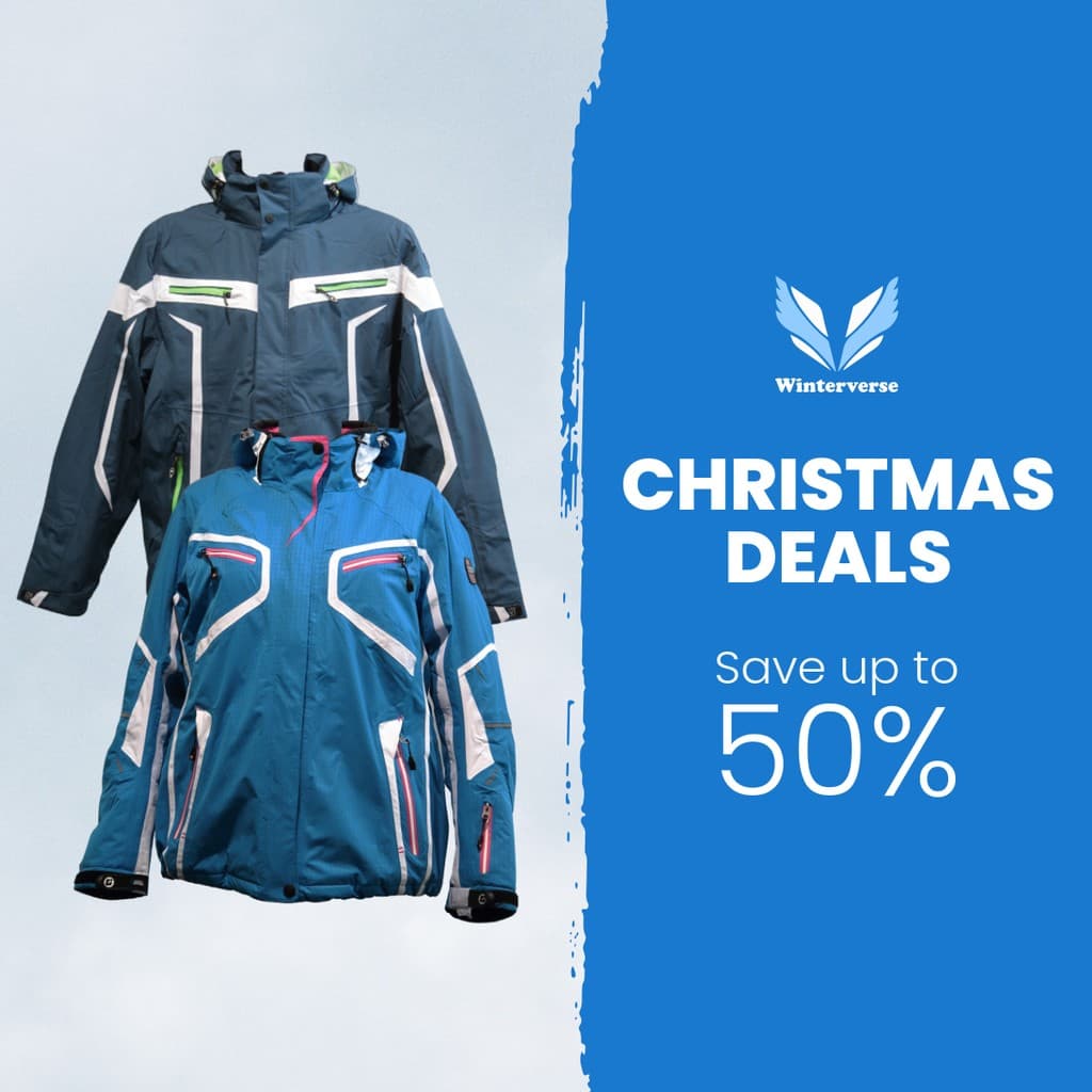 Blue Winterverse Christmas Deals Facebook Square Post