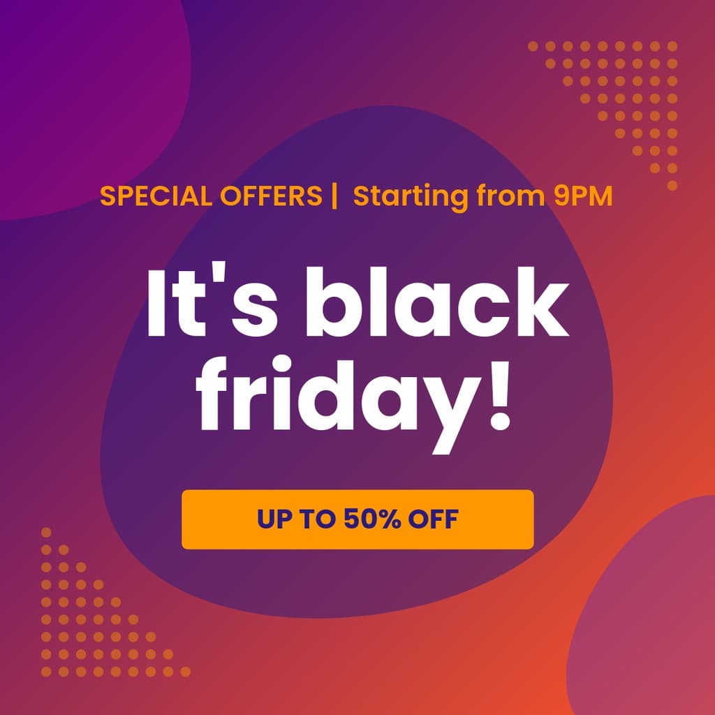 Special Blob Black Friday