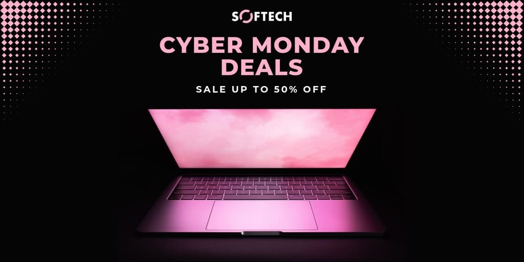 Pink Laptop Cyber Monday Deals X Image Post