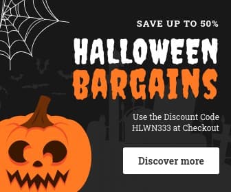 Halloween Bargains Cemetery Pumpkin Large Rectangle