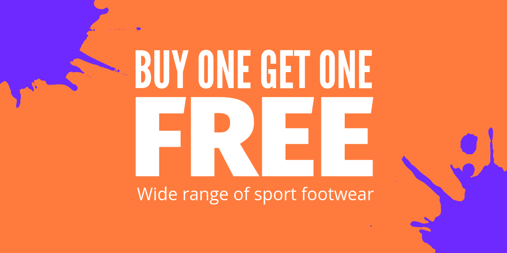 Wide Range Sport Footwear BOGO