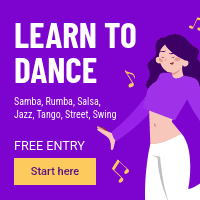 Learn to Dance with Free Entry Small Square
