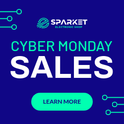 Electronic Shop Cyber Monday Sales Square