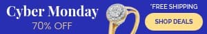 Cyber Monday Engagement Ring Deals Mobile Banner