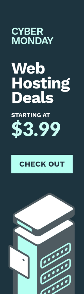 Cyber Monday Web Hosting Deals Portrait