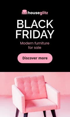 Black Friday Modern Pink Furniture Sale Vertical Rectangle