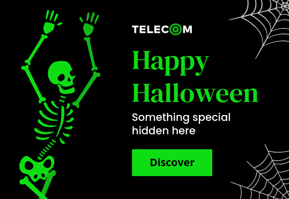 Happy Special Halloween with Green Skeleton Netboard