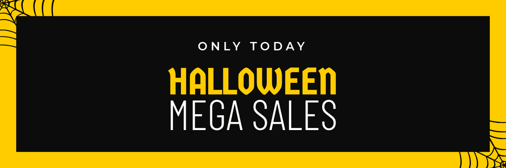 Halloween Mega Sales Only Today X Header