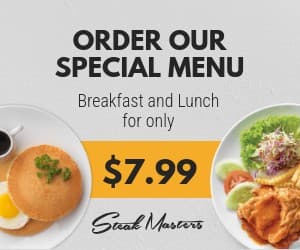 Special Menu Breakfast and Lunch Inline Rectangle