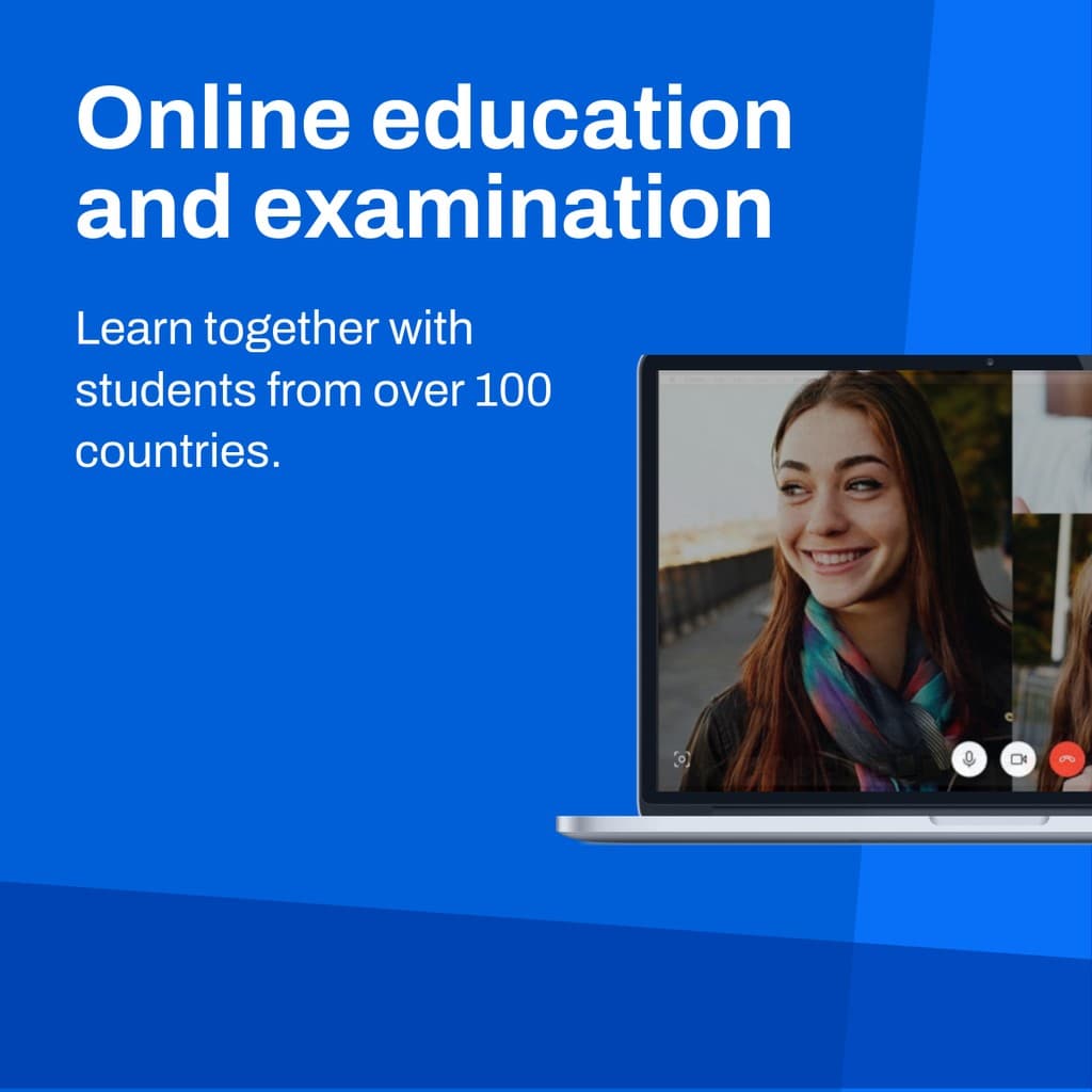 Online Education and Examination Facebook Square Post