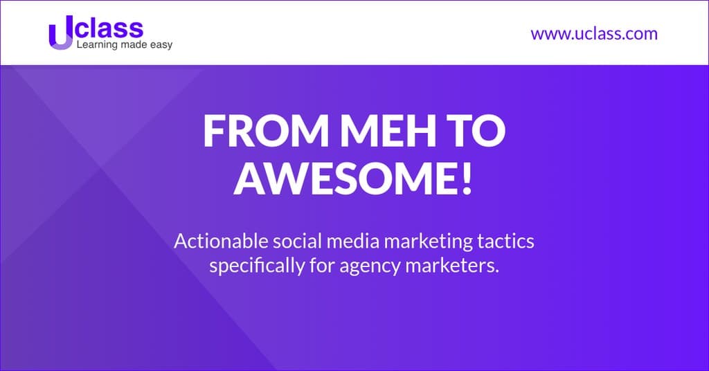 From Meh to Awesome Facebook Sponsored Message