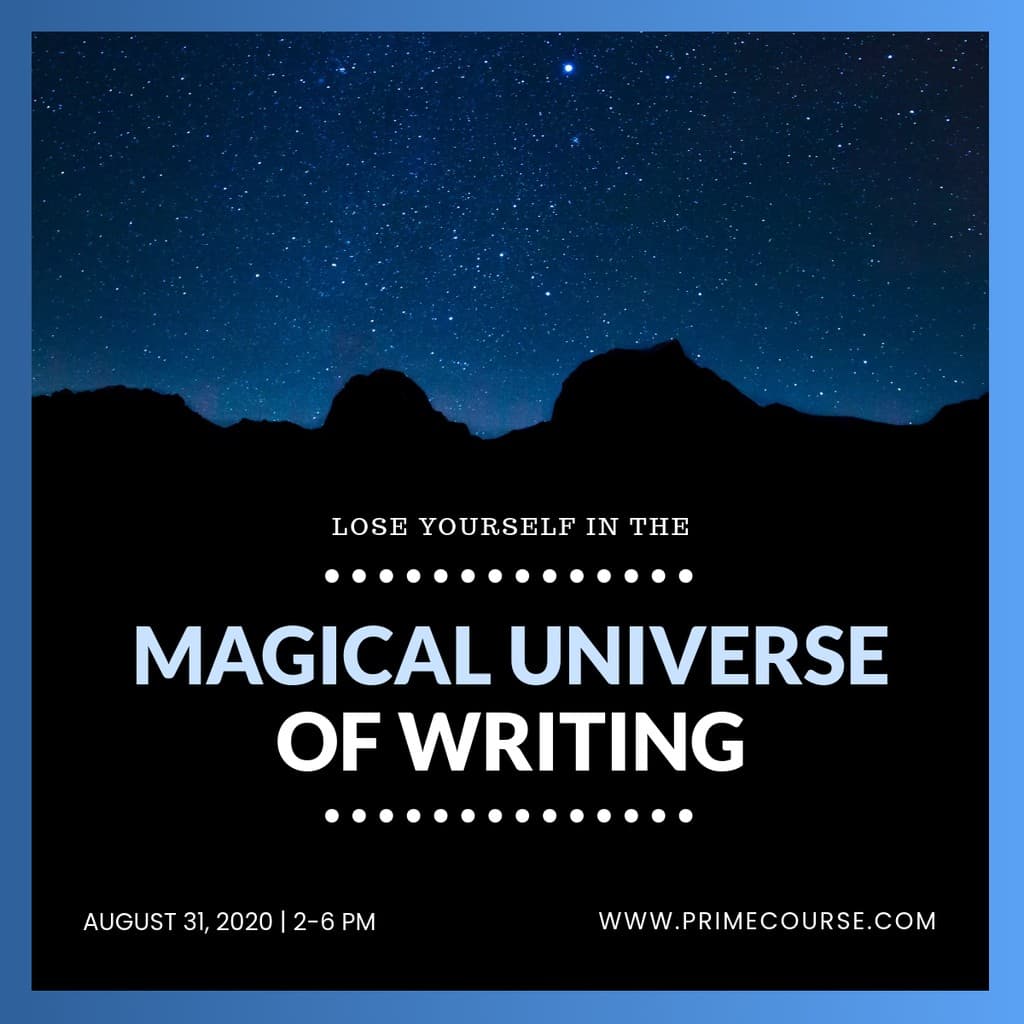 Magical Universe of Writing Video Facebook Square Video