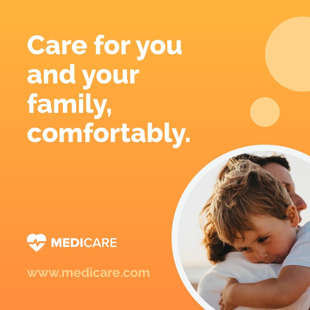 Medical Care for You and Your Family Facebook Square Post