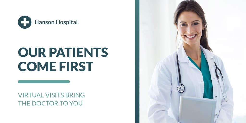 Hospital and Virtual Medical Care X Image Post