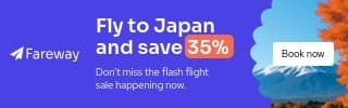 Fly to Japan and Save with Fareway Animated Large Mobile