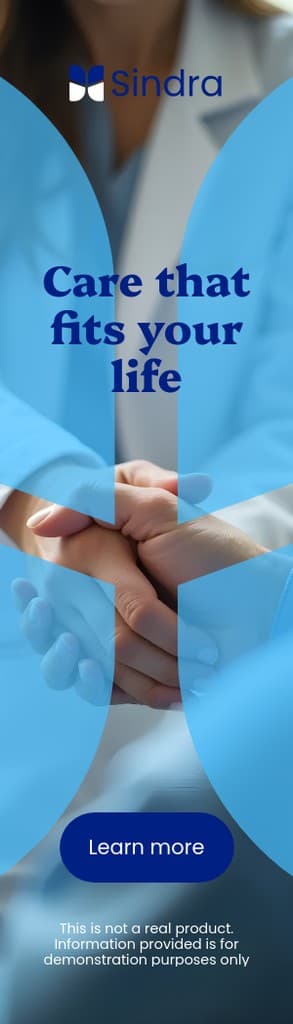 Care that Fits Your Life Sindra Animated Portrait